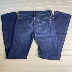 BANANA REPUBLIC Womens Classic Straight Leg Mid Wash Denim Blue Jeans Sz 2